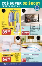 Gazetka promocyjna Aldi - Pełna oferta - Gazetka - ważna od 30.09 do 30.09.2023 - strona 30 - produkty: Ubrania, Pościel, Buty, Wieszak, Pojemnik, Półka, LG