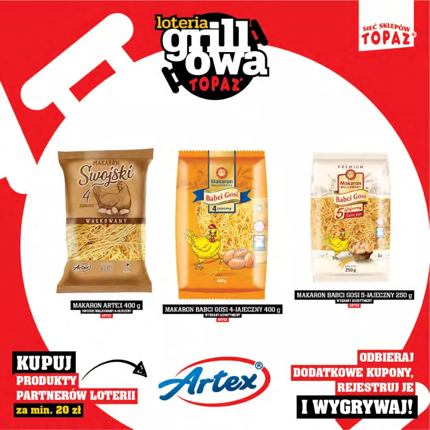 Gazetka promocyjna Topaz - Gazetka - ważna 25.04 do 15.06.2025 - strona 23 - produkty: Gry, Makaron, Merci