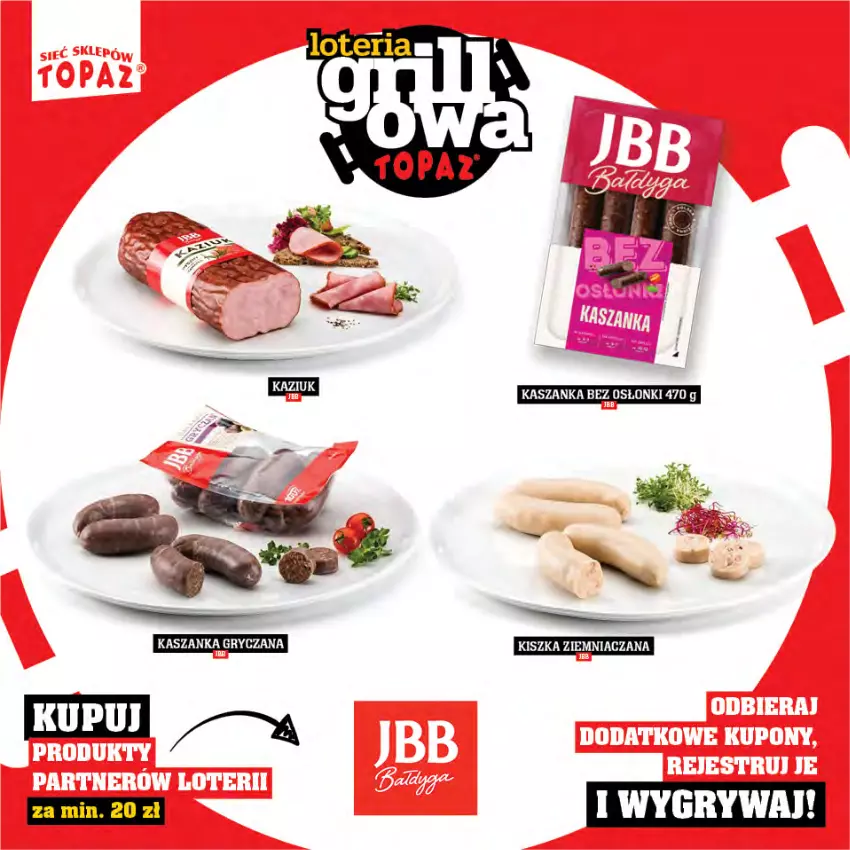 Gazetka promocyjna Topaz - Gazetka - ważna 25.04 do 15.06.2025 - strona 4 - produkty: Gry, Kasza, Kaszanka