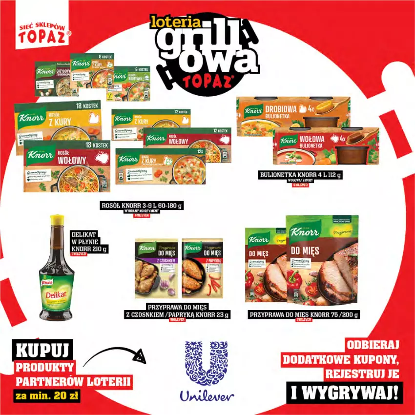 Gazetka promocyjna Topaz - Gazetka - ważna 25.04 do 15.06.2025 - strona 56 - produkty: Bulion, Gry, Knorr, Lion, Rosół