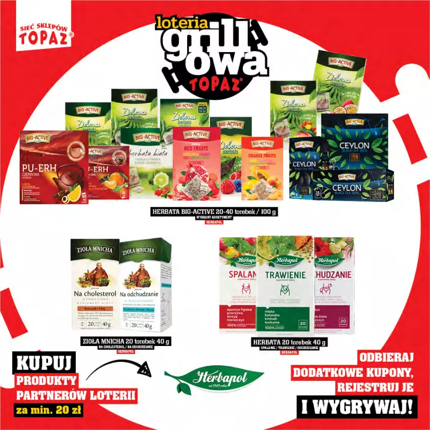 Gazetka promocyjna Topaz - Gazetka - ważna 25.04 do 15.06.2025 - strona 72 - produkty: Fa, Gry, Herbata
