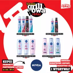 Gazetka promocyjna Topaz - Gazetka - Gazetka - ważna od 15.06 do 15.06.2025 - strona 85 - produkty: Gry, Szampon, Lakier do włosów, Odżywka, Pianka do włosów, Nivea, Lakier