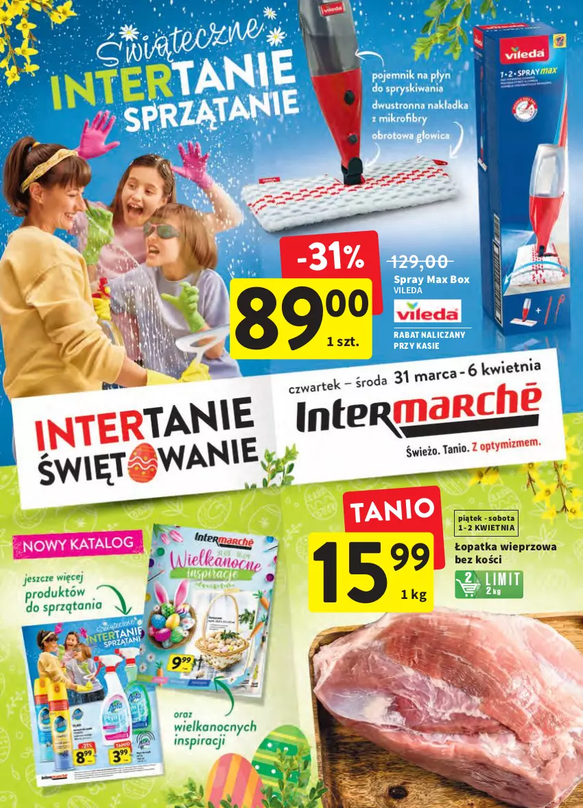 Gazetka promocyjna Intermarche - Świąteczne sprzątanie - ważna 31.03 do 06.04.2022 - strona 1 - produkty: Vileda