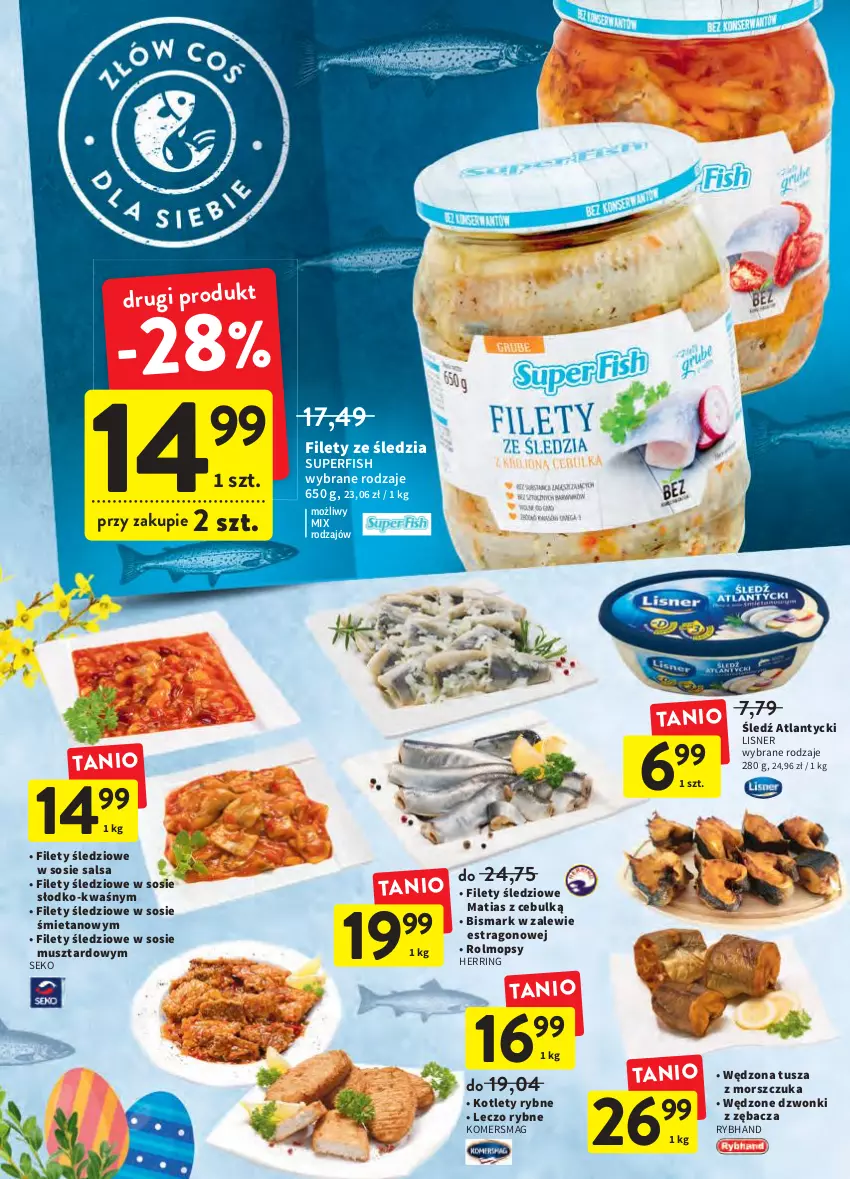 Gazetka promocyjna Intermarche - Świąteczne sprzątanie - ważna 31.03 do 06.04.2022 - strona 18 - produkty: Kotlet, Lisner, Mop, Mus, Salsa, SEKO, Sos, Tusz