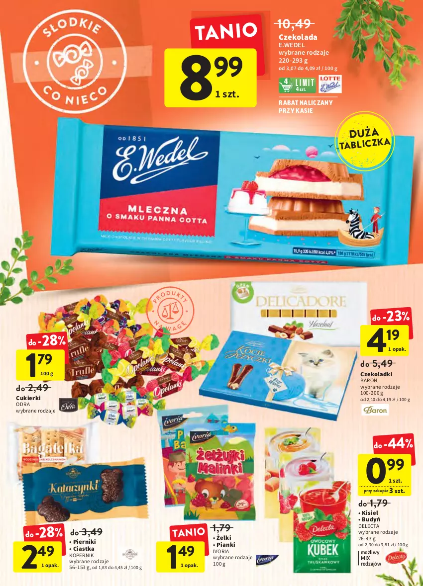 Gazetka promocyjna Intermarche - Świąteczne sprzątanie - ważna 31.03 do 06.04.2022 - strona 30 - produkty: Budyń, Ciastka, Cukier, Cukierki, Czekolada, Delecta, Kisiel, Piernik