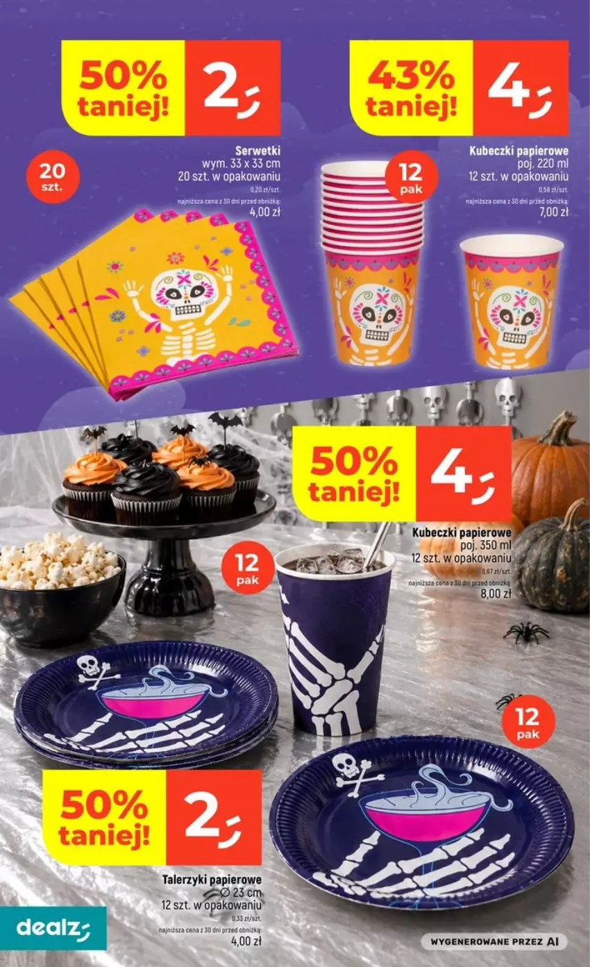 Gazetka promocyjna Dealz - NOWA GAZETKA - ważna 15.10 do 21.10.2026 - strona 14 - produkty: Papier, Talerz, Talerzyk