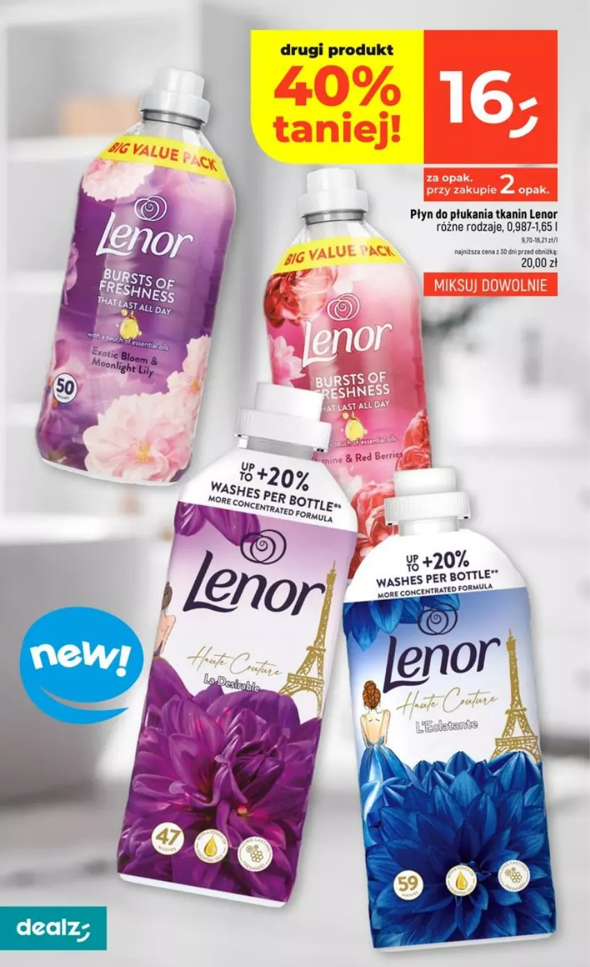 Gazetka promocyjna Dealz - NOWA GAZETKA - ważna 15.10 do 21.10.2026 - strona 30 - produkty: Lenor, Płyn do płukania