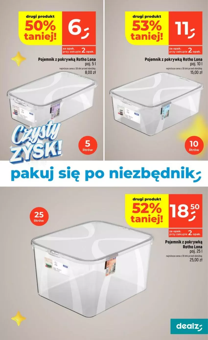 Gazetka promocyjna Dealz - NOWA GAZETKA - ważna 15.10 do 21.10.2026 - strona 39 - produkty: Pojemnik, Pojemnik z pokrywką