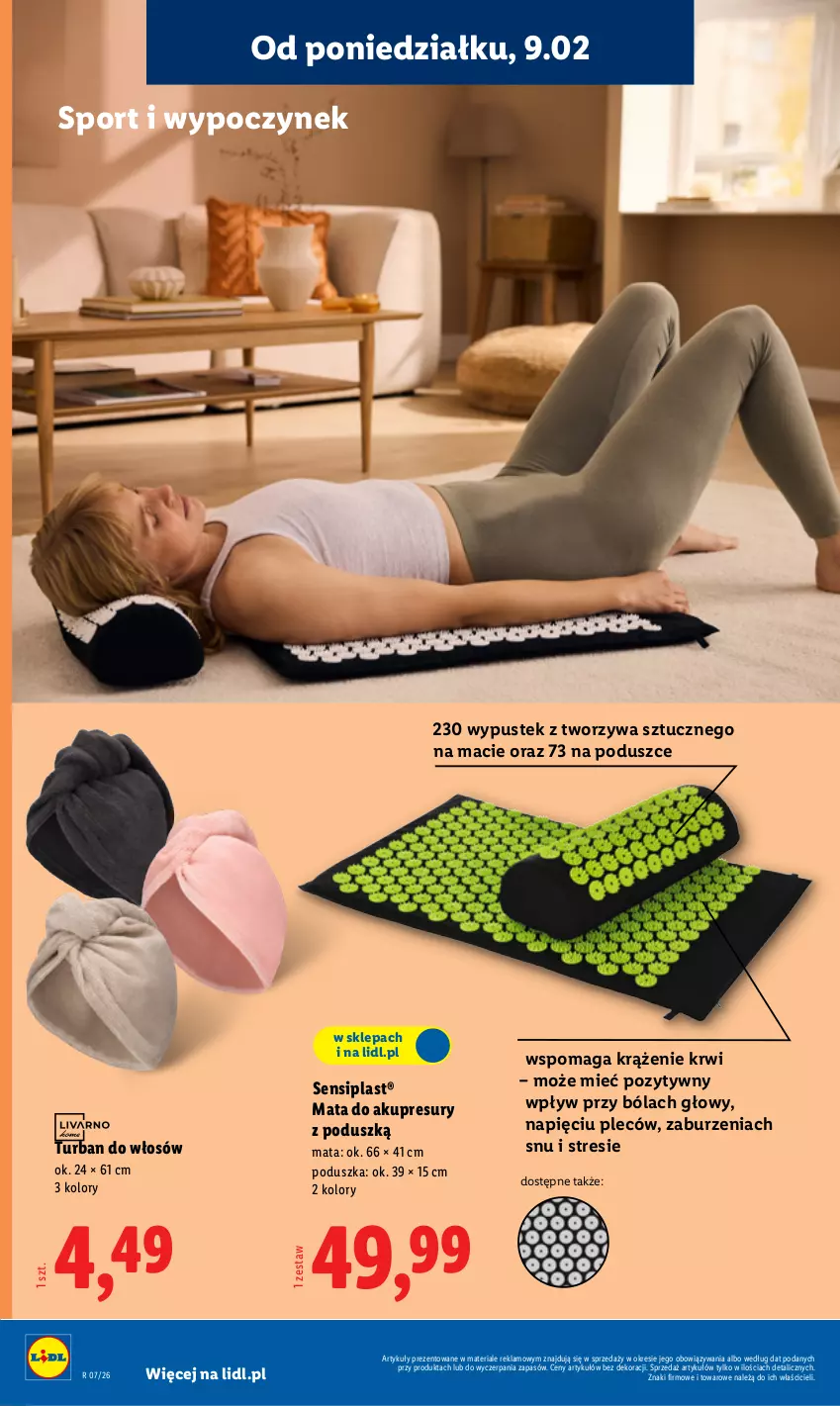 Gazetka promocyjna Lidl - GAZETKA - ważna 09.02 do 14.02.2026 - strona 16 - produkty: Poduszka, Por, Sport, Stek