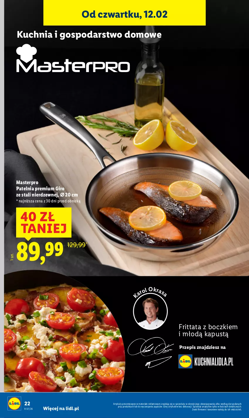 Gazetka promocyjna Lidl - GAZETKA - ważna 09.02 do 14.02.2026 - strona 24 - produkty: Kapustą, Kuchnia, Patelnia