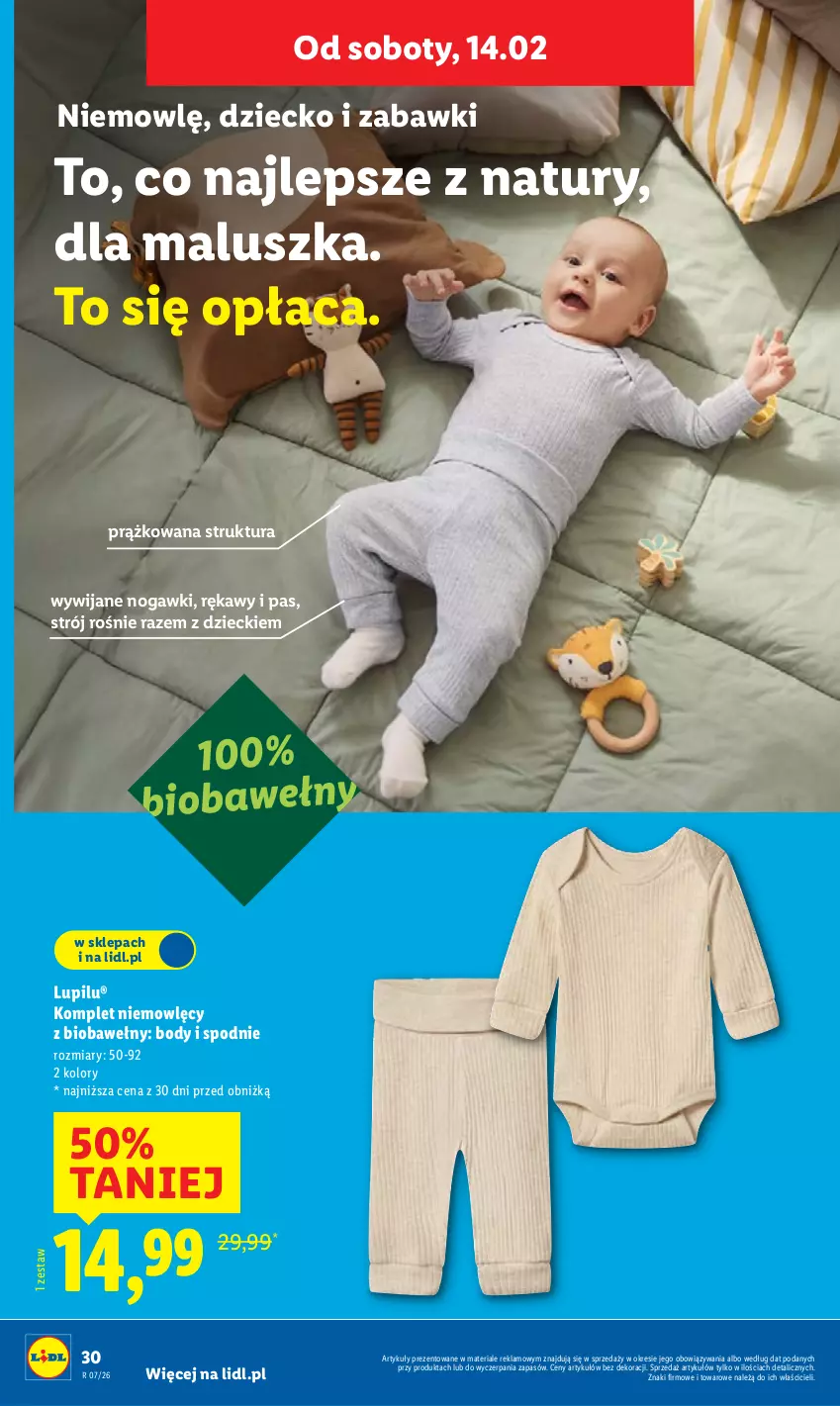 Gazetka promocyjna Lidl - GAZETKA - ważna 09.02 do 14.02.2026 - strona 36 - produkty: Body, Spodnie
