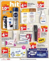 Gazetka promocyjna Topaz - Gazetka - Gazetka - ważna od 08.10 do 08.10.2025 - strona 24 - produkty: Mydło w płynie, Top, Rum, Pur, Papier, Lactacyd, Dezodorant, Taft, Papier toaletowy, Cleanic, Rolki, Mola, Płatki kosmetyczne, Mydło, Luksja, Blend-a-Med, Nivea, Lakier