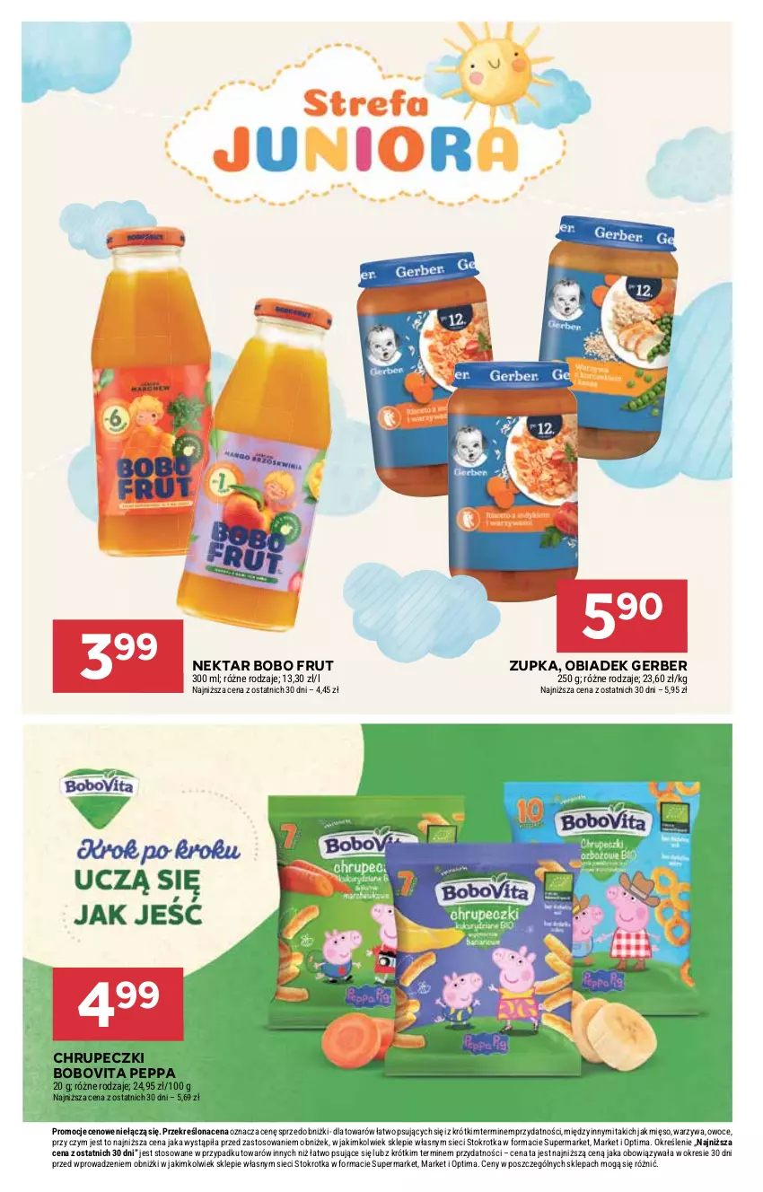 Gazetka promocyjna Stokrotka - Market - ważna 02.07 do 08.07.2026 - strona 26 - produkty: BoboVita, Gerber, Mięso, Nektar, Optima, Owoce, Warzywa