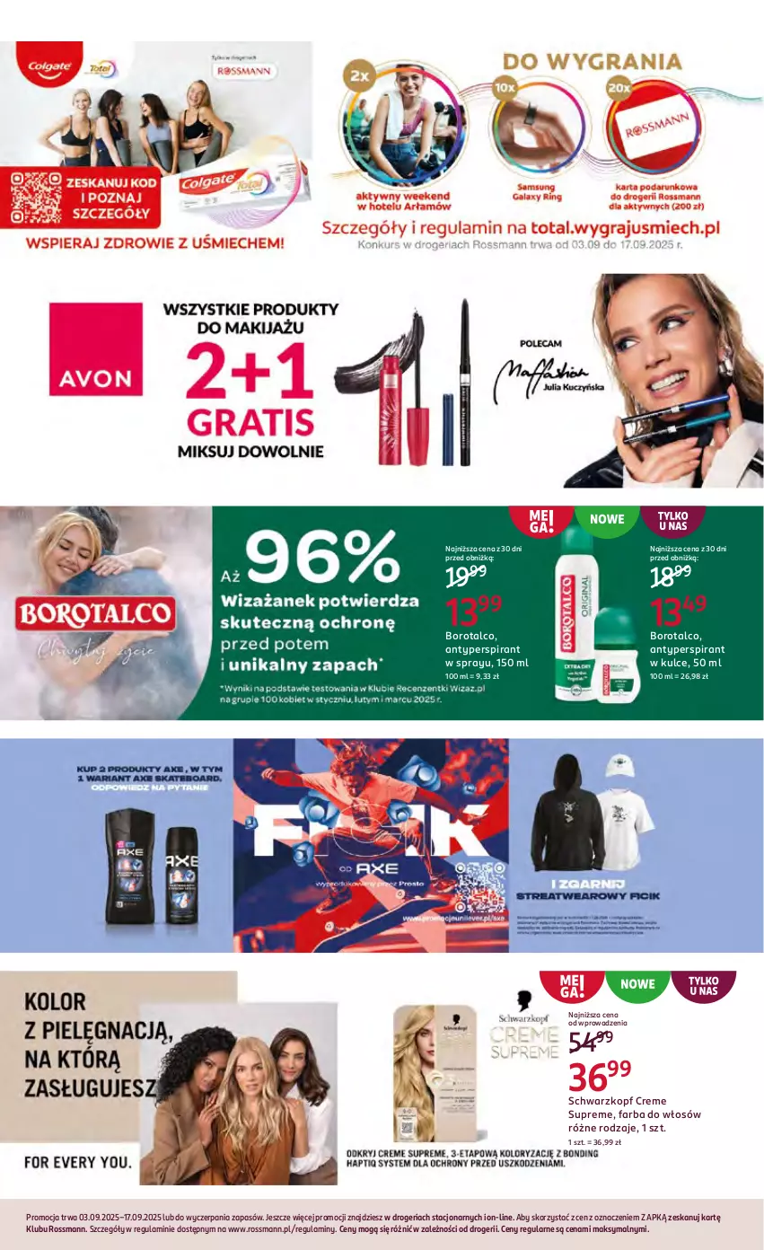 Gazetka promocyjna Rossmann - 3 września - ważna 03.09 do 17.09.2025 - strona 14 - produkty: Antyperspirant, Fa, Farba do włosów, Schwarzkopf