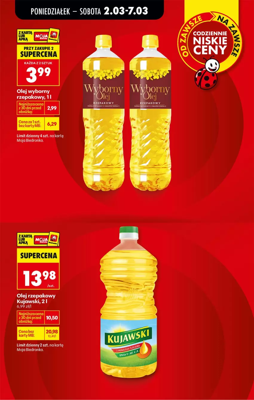 Gazetka promocyjna Biedronka - Od Poniedziałku - ważna 02.03 do 07.03.2026 - strona 13 - produkty: Olej