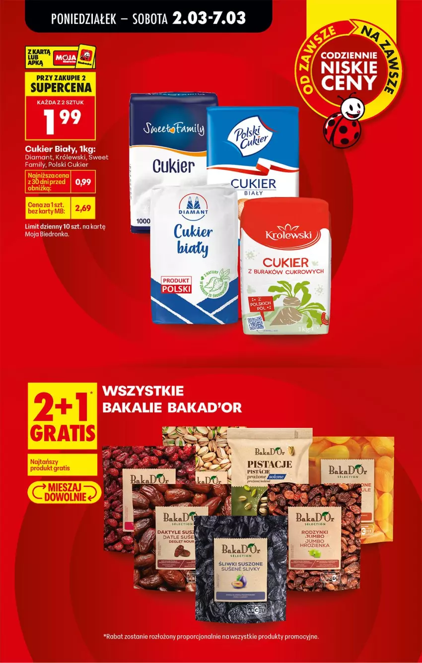 Gazetka promocyjna Biedronka - Od Poniedziałku - ważna 02.03 do 07.03.2026 - strona 15 - produkty: Cukier, Diamant, Fa, Gra, Królewski, Por, Rodzynki