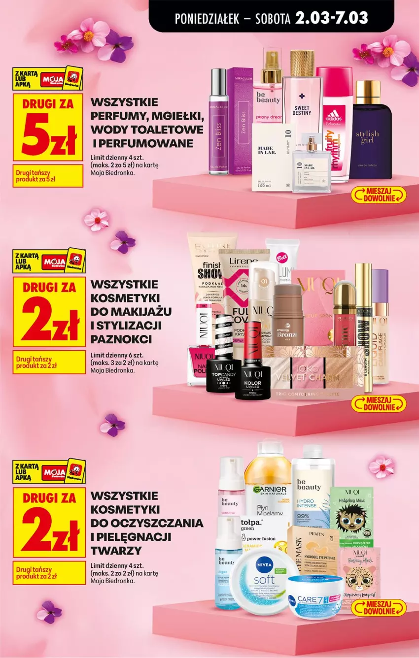 Gazetka promocyjna Biedronka - Od Poniedziałku - ważna 02.03 do 07.03.2026 - strona 21 - produkty: Brie, Fa, Fusion, Garnier, Makijaż, Nike, Perfum