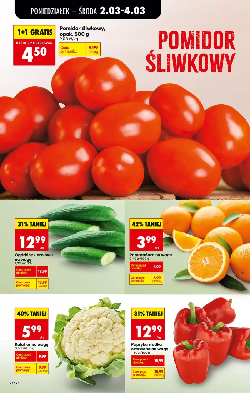 Gazetka promocyjna Biedronka - Od Poniedziałku - ważna 02.03 do 07.03.2026 - strona 27 - produkty: Gra, Kalafior, Papryka, Papryka słodka, Pomarańcze
