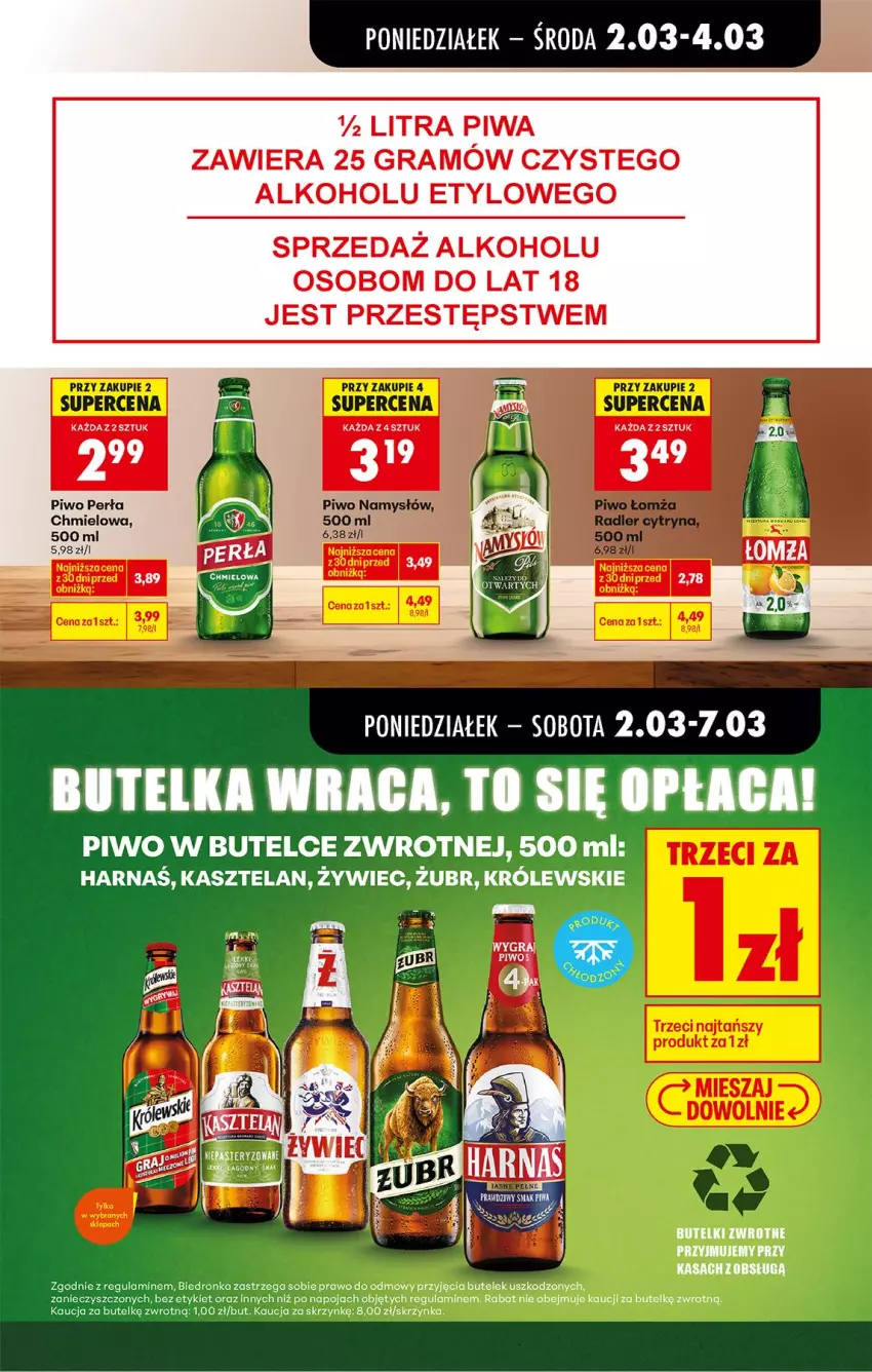 Gazetka promocyjna Biedronka - Od Poniedziałku - ważna 02.03 do 07.03.2026 - strona 71 - produkty: Gra, Harnaś, Kasztelan, Królewski, Perła, Piwa, Piwo