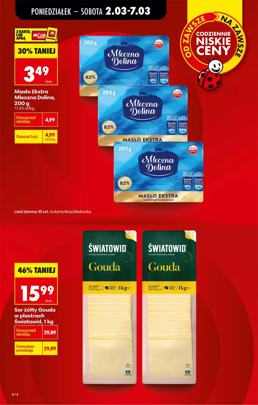 Gazetka promocyjna Biedronka - Od Poniedziałku - ważna 02.03 do 07.03.2026 - strona 8 - produkty: Gouda, Ser