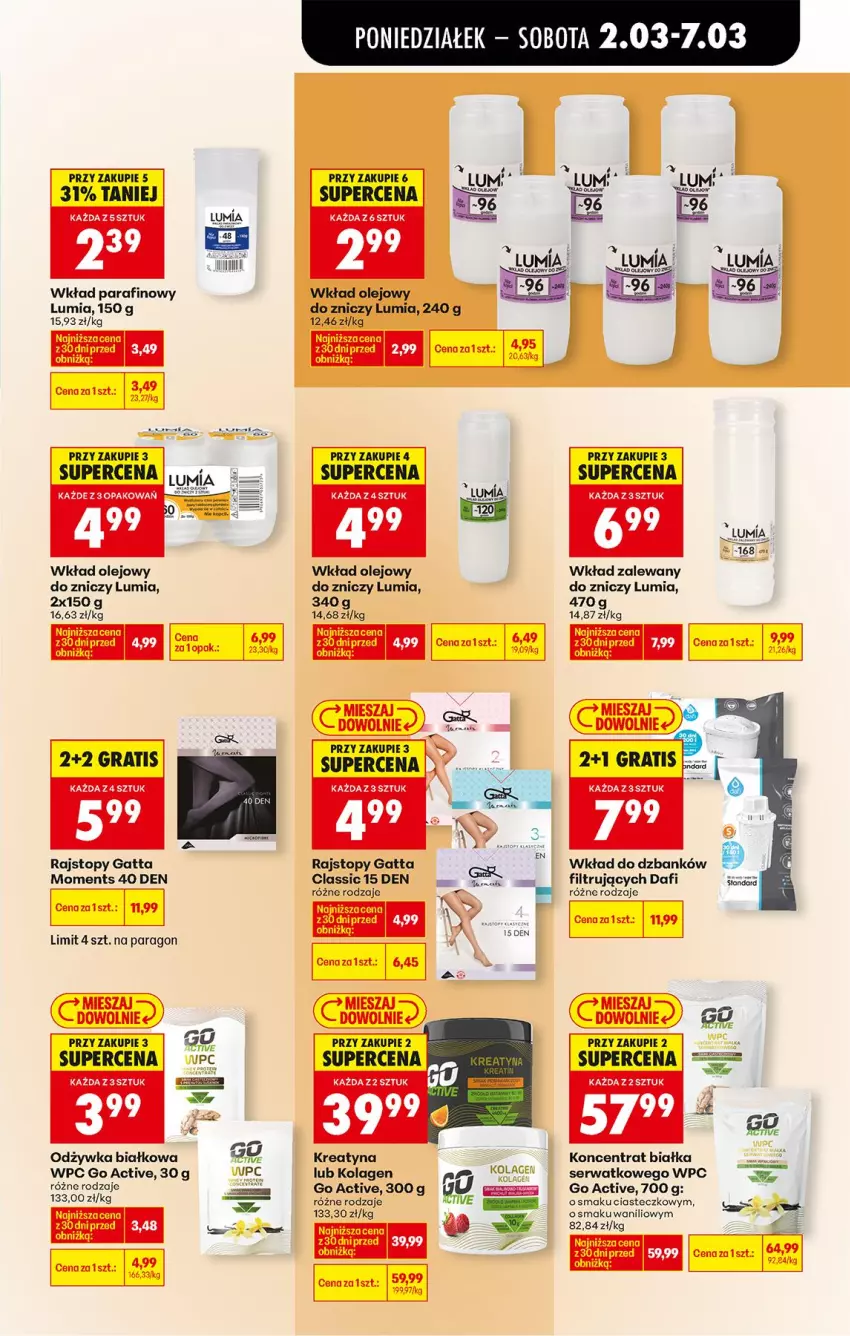 Gazetka promocyjna Biedronka - Od Poniedziałku - ważna 02.03 do 07.03.2026 - strona 81 - produkty: Fa, Gatta, Gra, Kolagen, LG, Moments, Odżywka, Olej, Rajstopy, Ser, Top, Wkład olejowy, Znicz