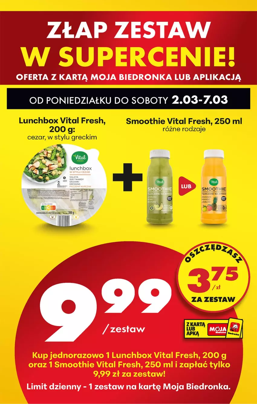 Gazetka promocyjna Biedronka - Od Poniedziałku - ważna 02.03 do 07.03.2026 - strona 87 - produkty: Smoothie