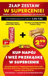 Gazetka promocyjna Biedronka - Od Poniedziałku - Gazetka - ważna od 07.03 do 07.03.2026 - strona 90 - produkty: Sos, Hot dog, Coca-Cola, Napój gazowany, Napój