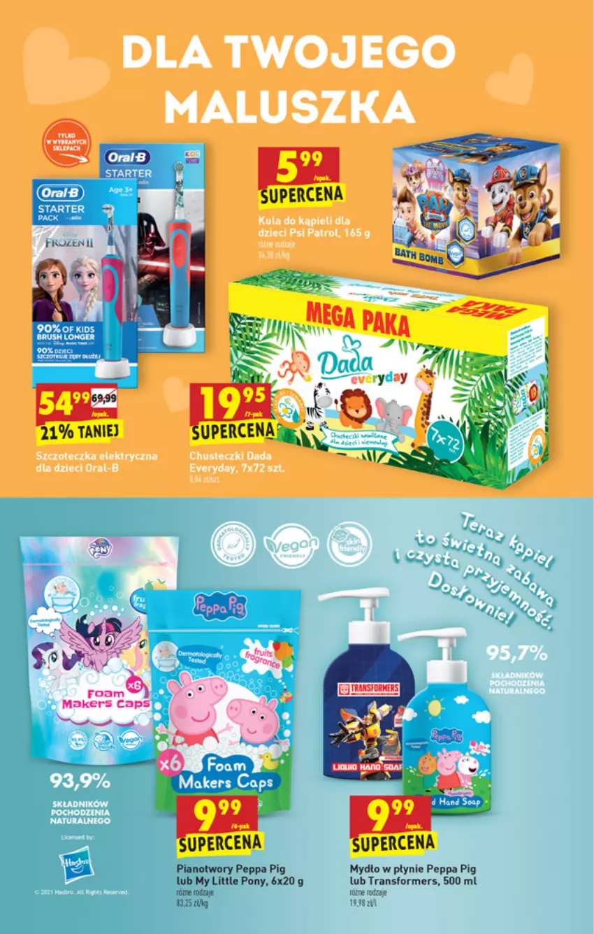 Gazetka promocyjna Biedronka - W tym tygodniu - ważna 05.01 do 12.01.2022 - strona 53 - produkty: My Little Pony, Mydło, Mydło w płynie, Tran, Transformers