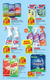 Gazetka promocyjna Biedronka - W tym tygodniu - Gazetka - ważna od 12.01 do 12.01.2022 - strona 60 - produkty: AEG, Ajax, Finish, Zawieszka do wc, Bref, Tablet, Clin, Cillit Bang, Tera, , Zmywarki, Flora, Płyn do szyb, Tabletki do zmywarki