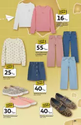 Gazetka promocyjna Auchan - Odlotowe ceny na start szkoły Hipermarket - Gazetka - ważna od 30.07 do 30.07.2025 - strona 29 - produkty: Spódnica, Tenisówki, T-shirt, Baleriny, Bluza