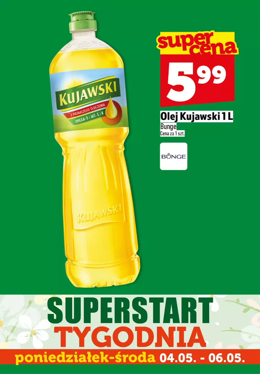 Gazetka promocyjna Topaz - Gazetka - ważna 04.05 do 06.05.2026 - strona 4 - produkty: Kujawski, Olej