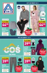 Gazetka promocyjna Aldi - Gazetka - ważna od 13.11 do 13.11.2021 - strona 1 - produkty: Sweter, Dres, Moda, Spodnie, Sukienka, Bluza, Piżama, Queentex, Fa