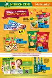 Gazetka promocyjna ABC - Gazetka - ważna od 06.02 do 06.02.2024 - strona 1 - produkty: Piwa, Piwo, Por, Mus, Gra, Zupa, Chipsy, Sport, Baton, Knoppers, Kubuś, Kubek, Knorr