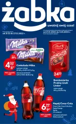 Gazetka promocyjna Żabka - Gazetka - ważna od 03.01 do 03.01.2023 - strona 1 - produkty: Praliny, Lindor, Coca-Cola, Czekolada, Fanta, Sprite, Napój, Lindt, Milka, Fa