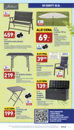 Gazetka promocyjna Aldi - Katalog Moda i Dom - Gazetka - ważna od 30.04 do 30.04.2022 - strona 13 - produkty: Sok, Por, Rama, Stół, Parasol, Krzesło, Waga, Poduszka