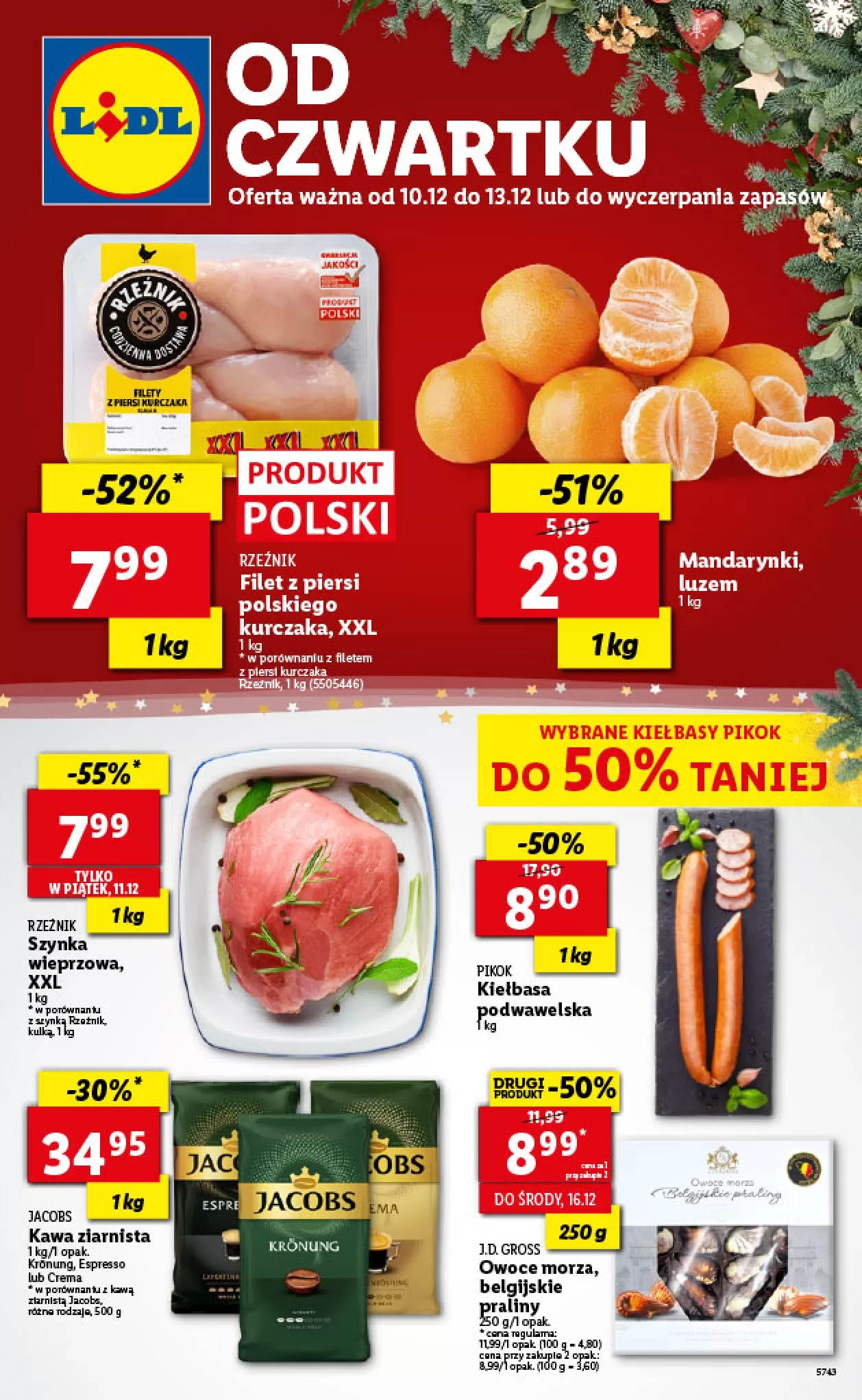 Gazetka promocyjna Lidl - Mandarynki - ważna 10.12 do 13.12.2020 - strona 1