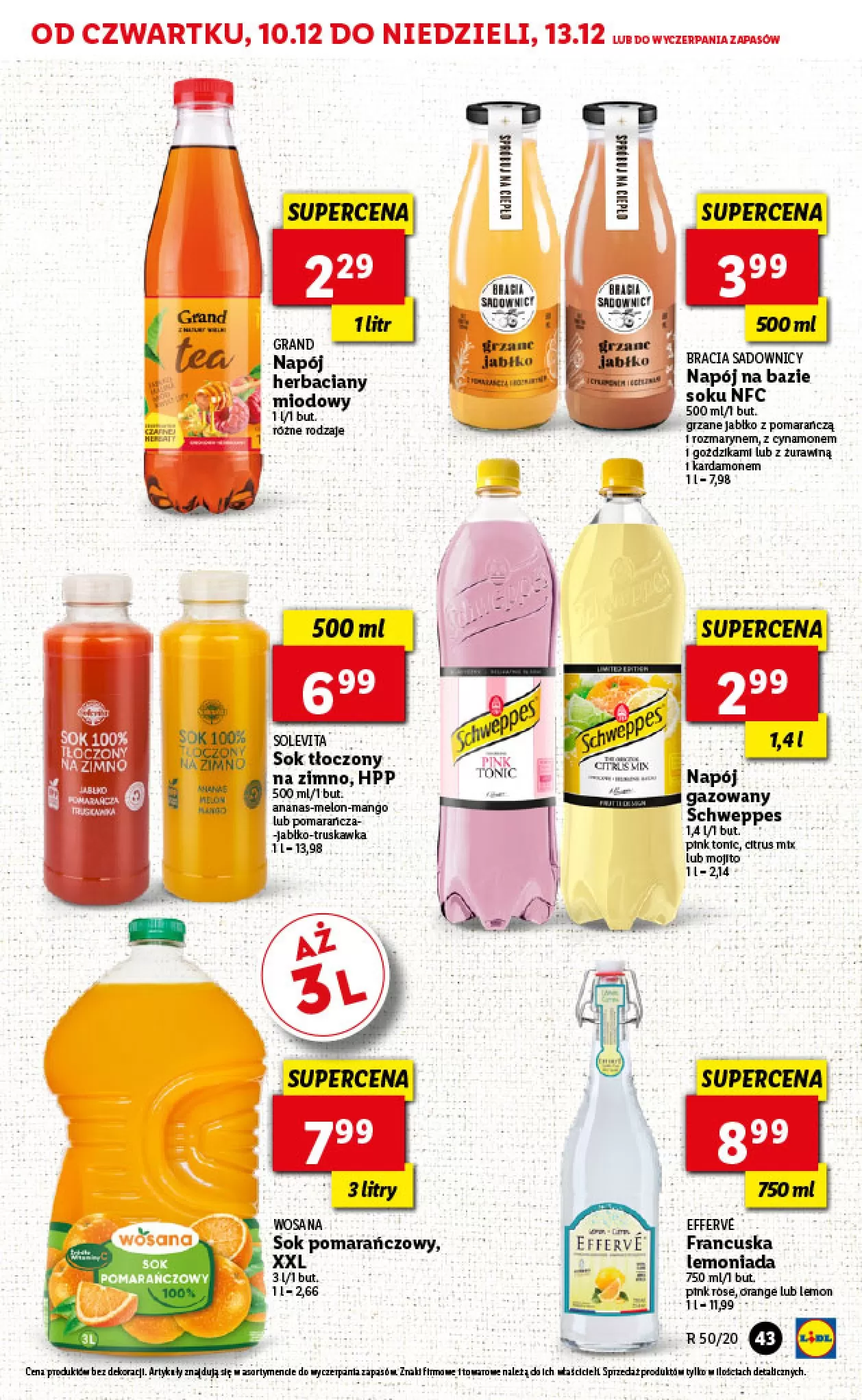 Gazetka promocyjna Lidl - Mandarynki - ważna 10.12 do 13.12.2020 - strona 43