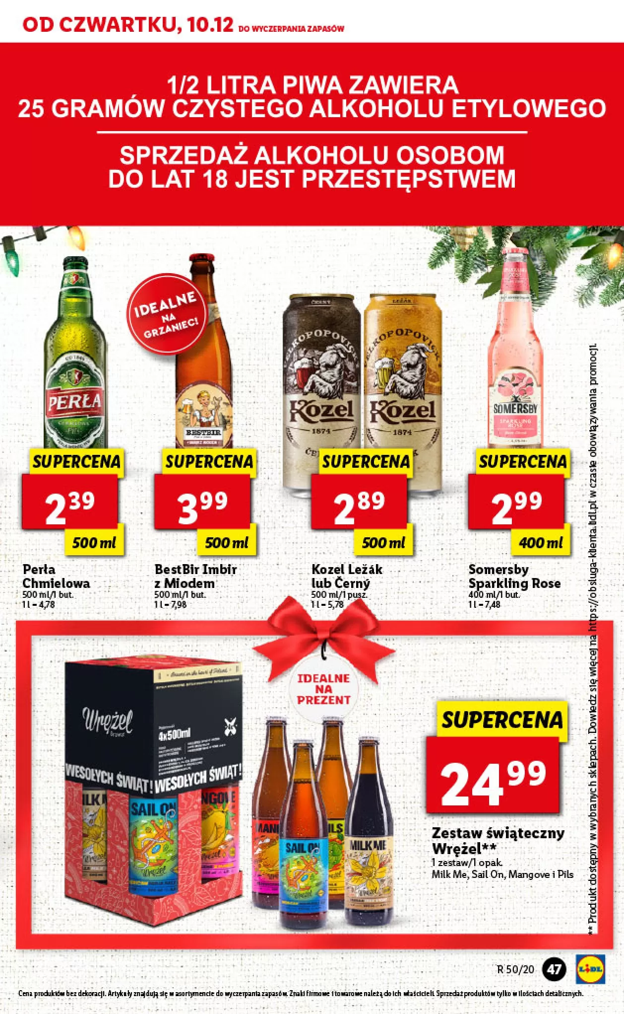 Gazetka promocyjna Lidl - Mandarynki - ważna 10.12 do 13.12.2020 - strona 47