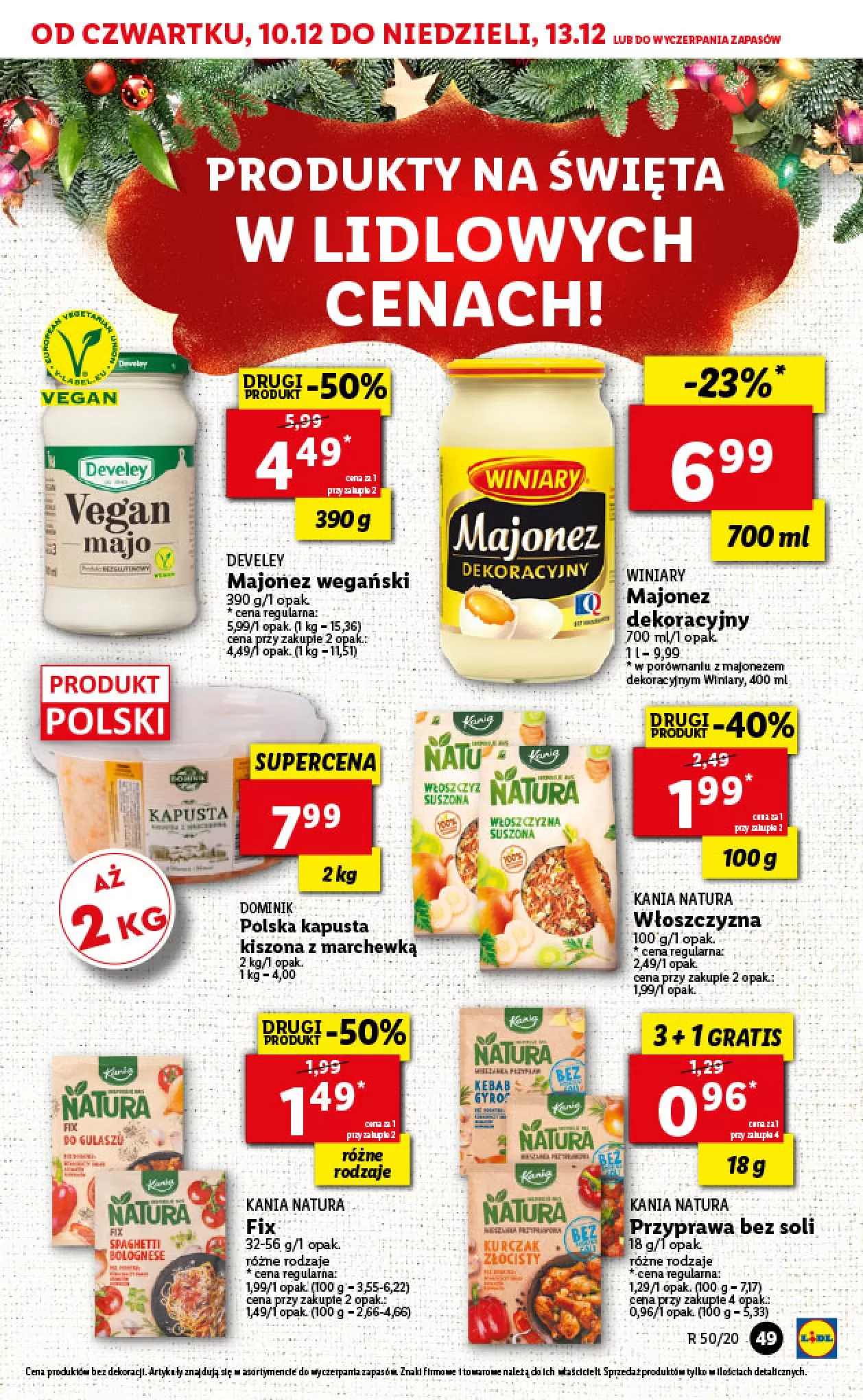 Gazetka promocyjna Lidl - Mandarynki - ważna 10.12 do 13.12.2020 - strona 49