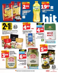 Gazetka promocyjna Topaz - Gazetka - Gazetka - ważna od 11.06 do 11.06.2025 - strona 15 - produkty: Makaron, Dawtona, Top, Ser, Ryż, Gra, Oliwki, Ogórki konserwowe, Kuchnia, Kukurydza konserwowa, Olej rzepakowy, Cenos, Olej, Ryż biały, Kukurydza