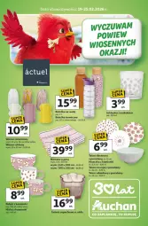 Gazetka promocyjna Auchan - Wiosenne Okazje Hipermarket - Gazetka - ważna od 25.02 do 25.02.2026 - strona 1 - produkty: Ser, Por, Miseczka, Talerz obiadowy, Wazon, Talerz, Talerz deserowy, Narzuta, Szklanka, Kubek, Deser, Miska