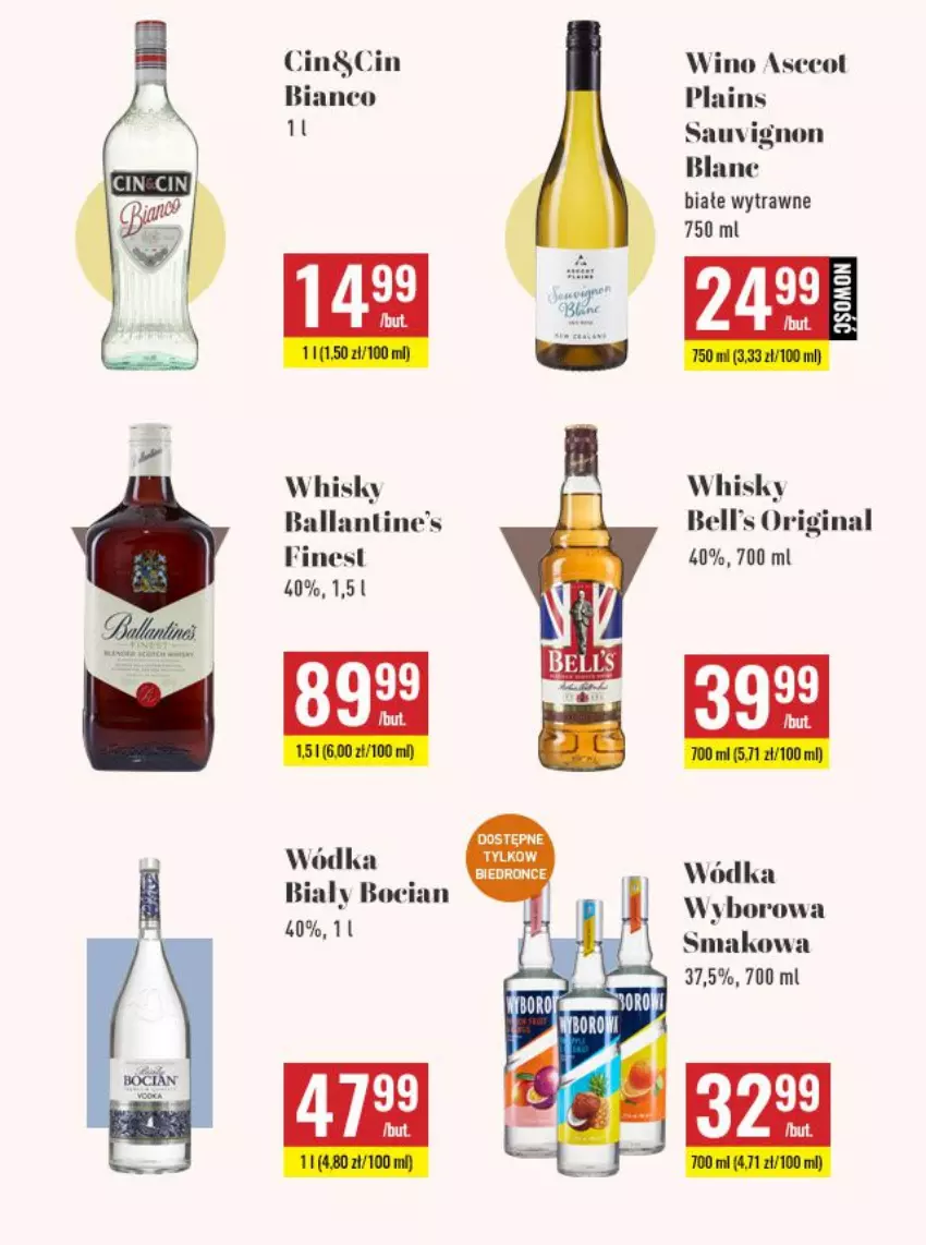 Gazetka promocyjna Biedronka - Czas na toas - ważna 09.08 do 21.08.2021 - strona 3 - produkty: Bell, Gin, Whisky, Wino, Wódka