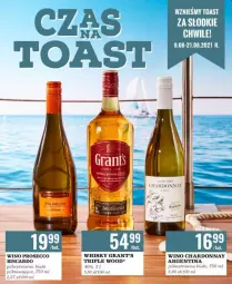 Gazetka promocyjna Biedronka - Czas na toas - Gazetka - ważna od 21.08 do 21.08.2021 - strona 1 - produkty: Mus, Gra, Chardonnay, Prosecco, Whisky, Wino, Grant's