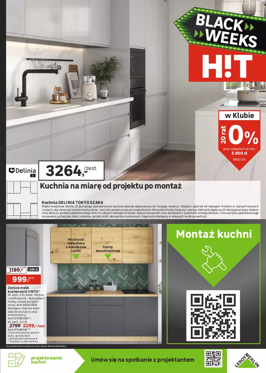 Gazetka promocyjna Leroy Merlin - Gazetka Leroy Merlin - ważna 18.11 do 01.12.2025 - strona 19 - produkty: Bateria, Bateria kuchenna, Gra, Korpusy, Kuchnia, Meble, Syfon, Zestaw mebli kuchennych, Zlew, Zlewozmywak