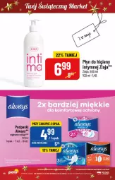 Gazetka promocyjna PoloMarket - Gazetka pomocyjna - Gazetka - ważna od 27.12 do 27.12.2022 - strona 68 - produkty: BIC, Always, Ziaja, Podpaski, Płyn do higieny intymnej, HP, Fa