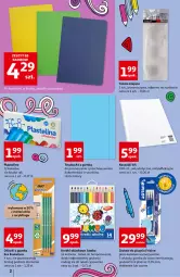 Gazetka promocyjna Auchan - Rysuje się zestaw na szóstkę Hipermarkety - Gazetka - ważna od 01.09 do 01.09.2021 - strona 2 - produkty: Por, Kosz, Klej, Tusz, Plastelina