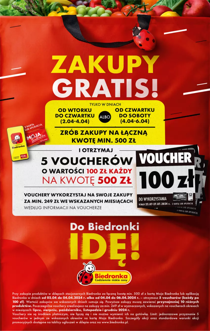 Gazetka promocyjna Biedronka - Od poniedzialku - ważna 02.04 do 06.04.2024 - strona 2 - produkty: Gra, Top