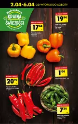 Gazetka promocyjna Biedronka - Od poniedzialku - Gazetka - ważna od 06.04 do 06.04.2024 - strona 17 - produkty: Papryka słodka, Papryka, Szpic