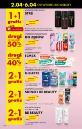 Gazetka promocyjna Biedronka - Od poniedzialku - Gazetka - ważna od 06.04 do 06.04.2024 - strona 58 - produkty: Gra, Str8, Płatki kosmetyczne, Gillette, Be Be