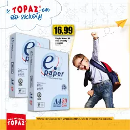 Gazetka promocyjna Topaz - Gazetka - Gazetka - ważna od 11.09 do 11.09.2024 - strona 24 - produkty: Ser, Papier